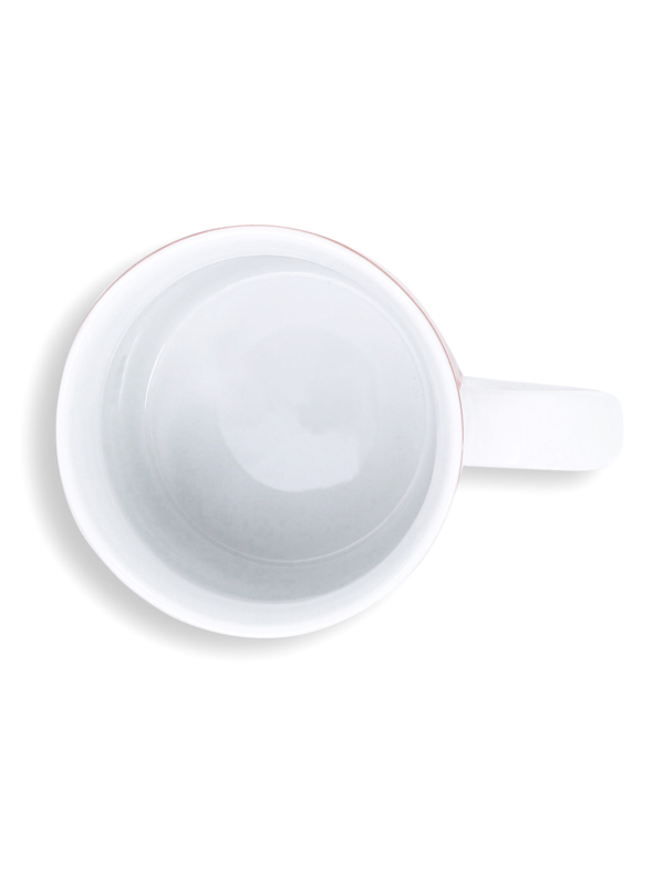Colored Coffee Mug with Vintage Lips Print