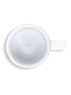 Colored Coffee Mug with Vintage Lightning Bolt Print