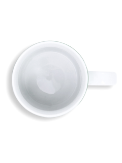 Colored Coffee Mug with Vintage Hot Dog Print