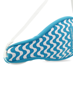 Beach Bat Case in Aqua Blue Copacabana Print
