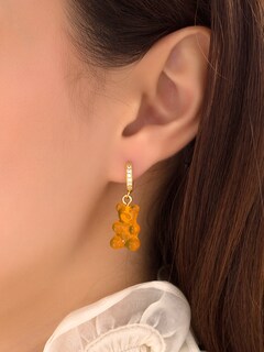 Nostalgia Bear Drop Earrings