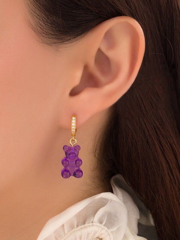 Nostalgia Bear Drop Earrings