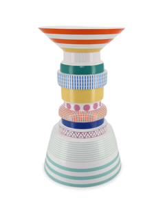 طاولة نوفا جيلبيرتو من بوسا بلون أبيض لامع وألوان