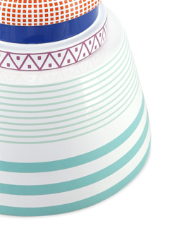 طاولة نوفا جيلبيرتو من بوسا بلون أبيض لامع وألوان