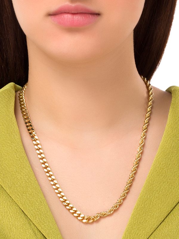 Pazzo Silver-Gold Necklace