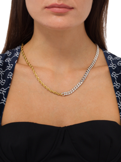 Pazzo Silver and Gold Chain