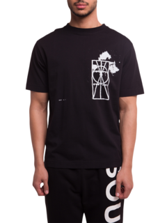 Printed Black T-shirt