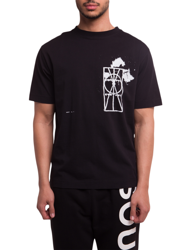 Printed Black T-shirt