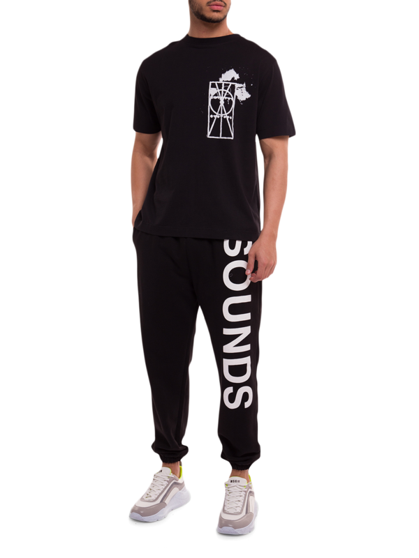 Printed Black T-shirt