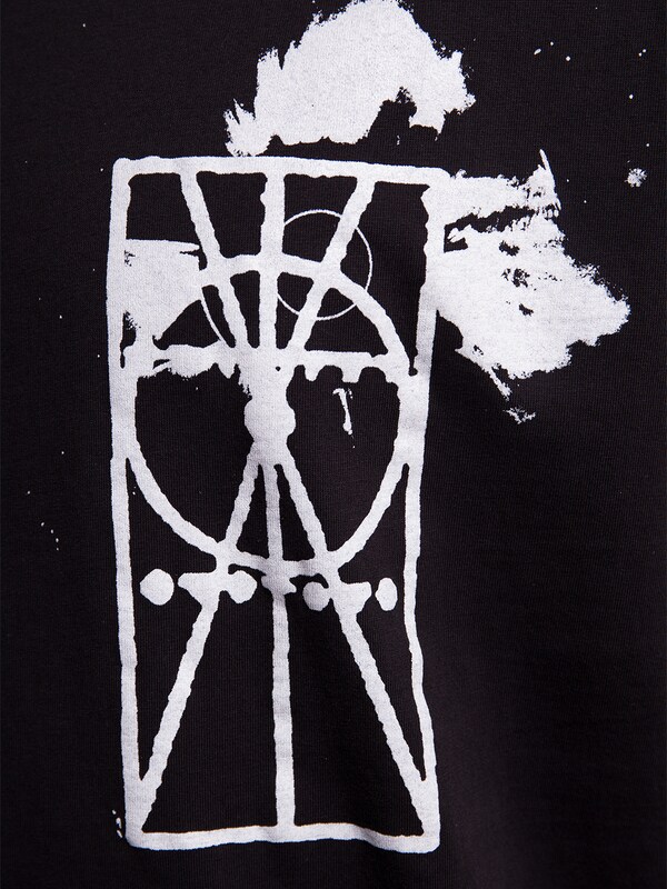 Printed Black T-shirt