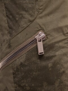 Layered Cargo Shorts with a Splatter Pattern