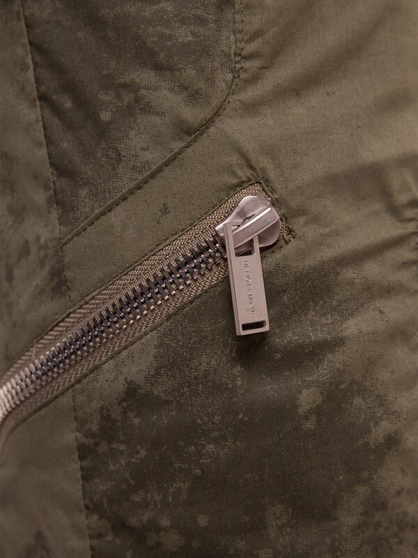 Layered Cargo Shorts with a Splatter Pattern