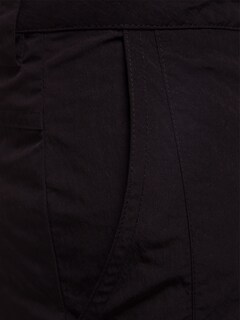 Layered Cargo Shorts in Black