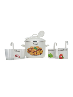 Foul Pot, Set of Eight