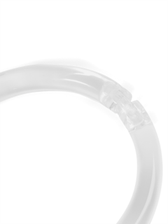 Clear choker necklace