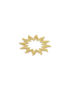 Chain Me Up Sun Outline Charm