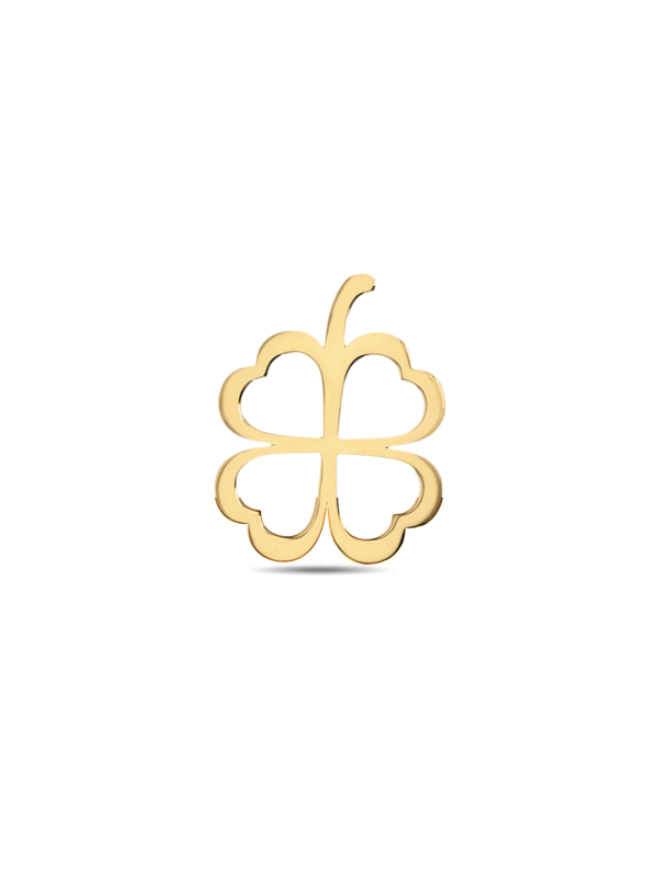 Chain Me Up Clover Outline Charm