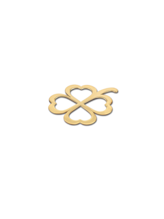 Chain Me Up Clover Outline Charm