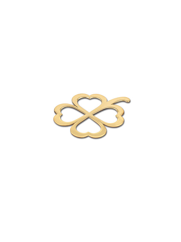 Chain Me Up Clover Outline Charm
