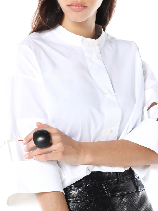 Black Oversized Chicago Ring