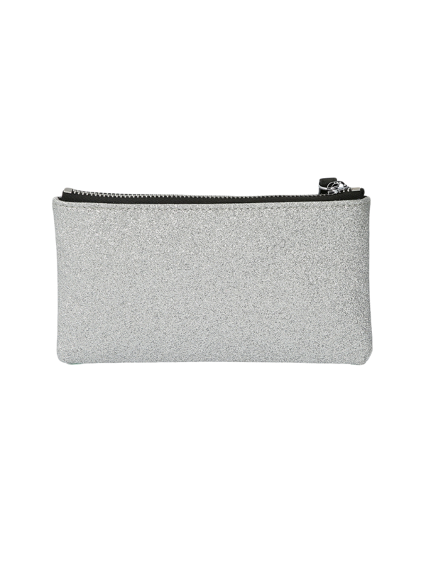 Glittering Silver Pouch
