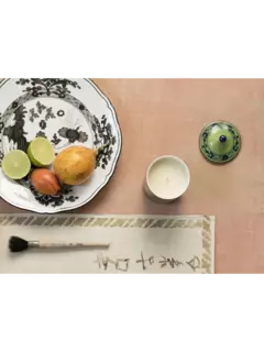 شمعة مالاكايت مع غطاء من تشكيلة أورينت إيتاليانو