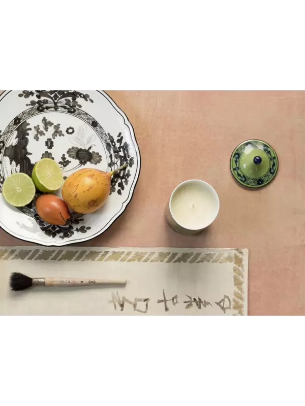 شمعة مالاكايت مع غطاء من تشكيلة أورينت إيتاليانو