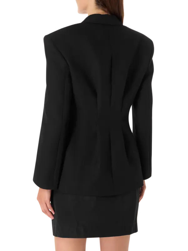 Crystal Embellished Tailored Spiral Blazer