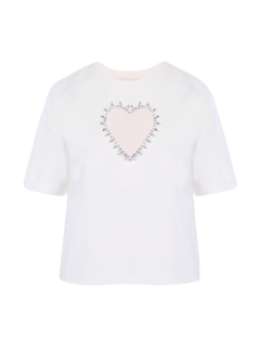 Heart Cut-Out T-Shirt