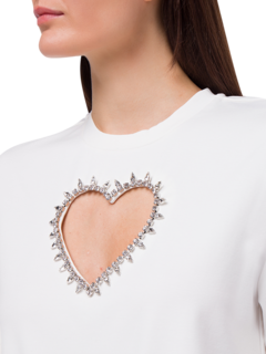 Heart Cut-Out T-Shirt