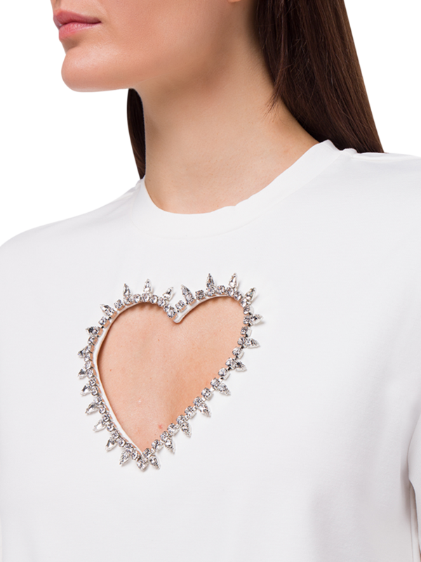 Heart Cut-Out T-Shirt