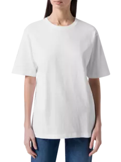 تيشيرت ماي من قماش الجيرسيه القطني بأكمام قصيرة