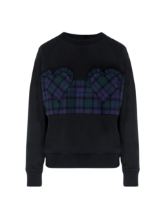 Bustier Layered Sweatshirt