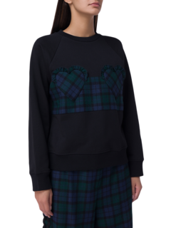 Bustier Layered Sweatshirt