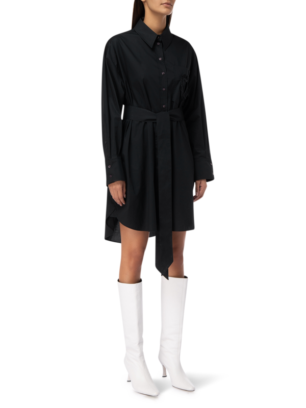 Belted Oversized Shirt