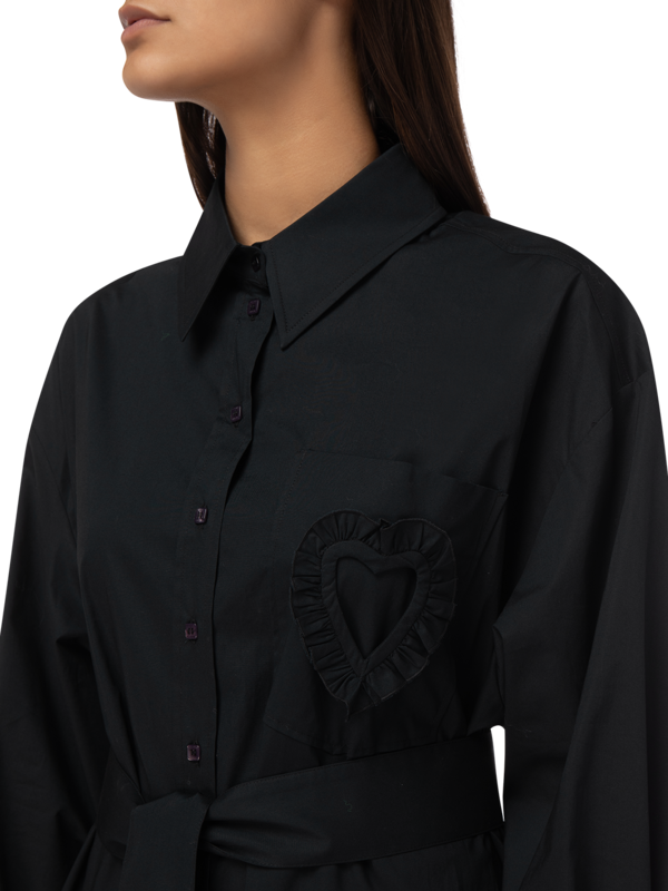 Belted Oversized Shirt