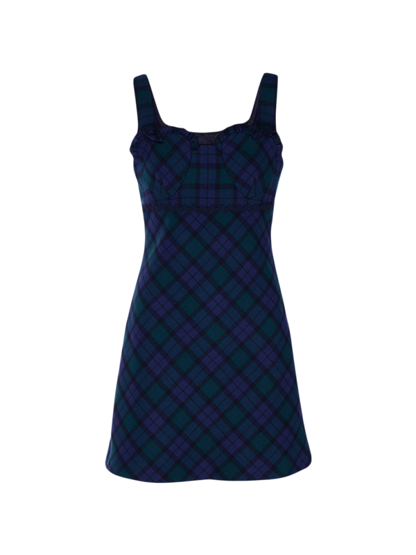 Plaid Mini Dress