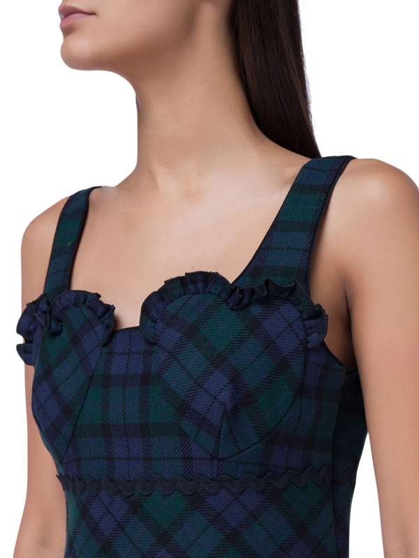Plaid Mini Dress