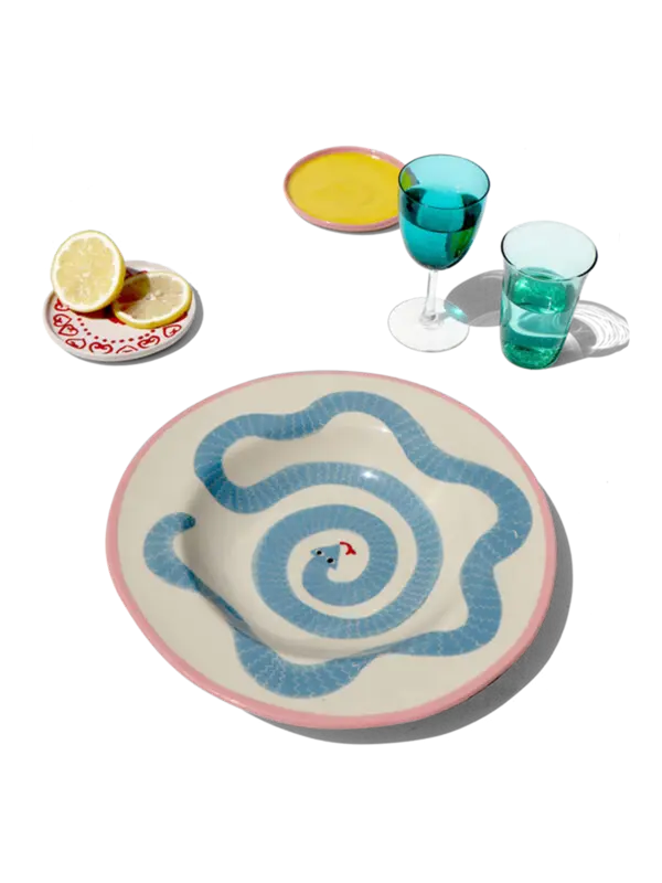 Sneaky Pink Dinner Plate