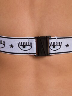 Blue Logomania Bikini