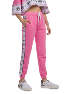 Pink Logomania Jogger Pants