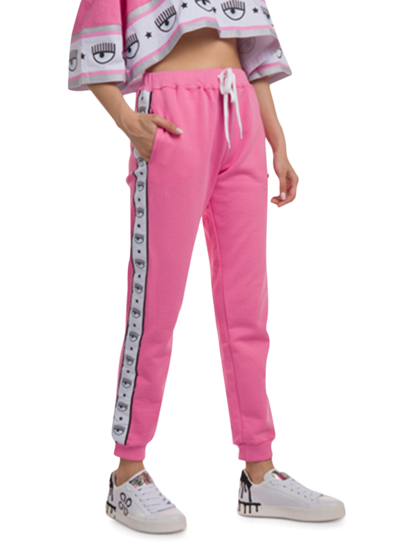 Pink Logomania Jogger Pants
