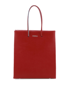 Red Leather Shoulder Bag