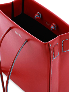 Red Leather Shoulder Bag