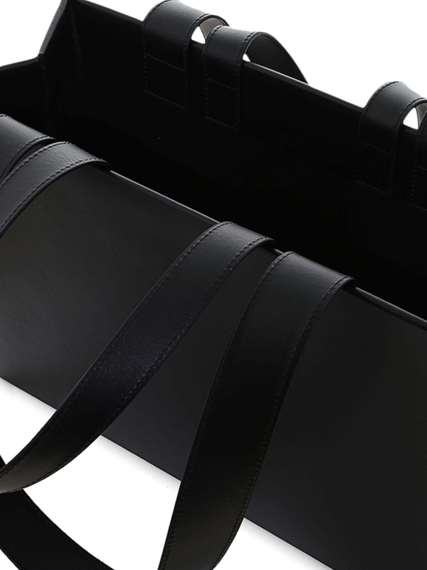 Black Leather Shoulder Bag