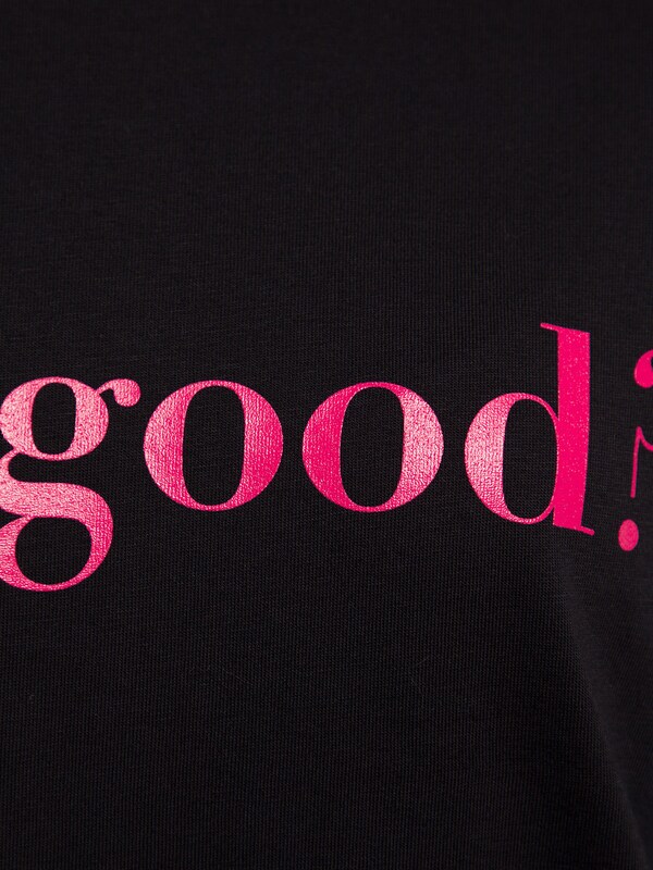 Oversized Crewneck T-Shirt with "You Good?" Print