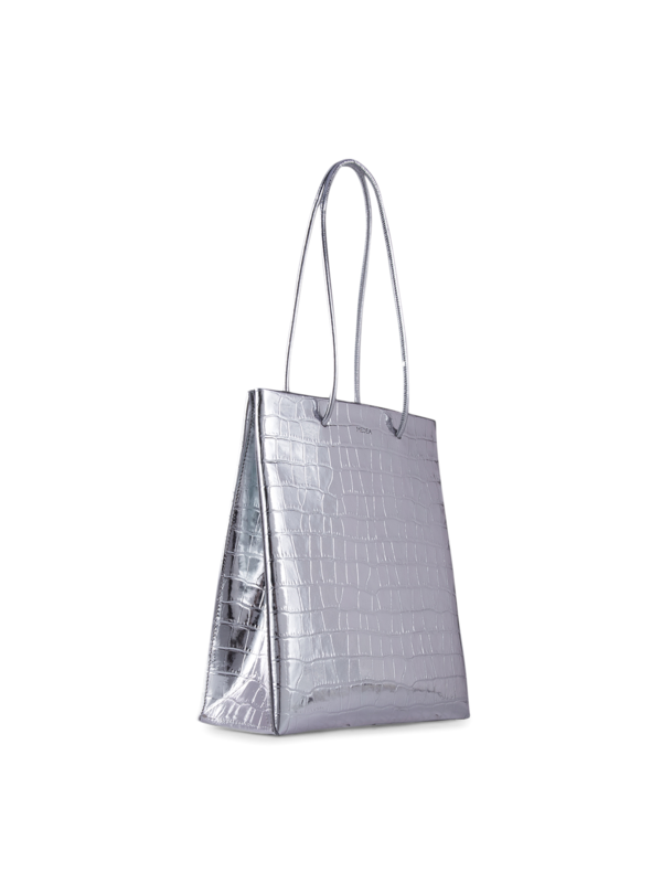 Busted Creased-Effect Tote Bag