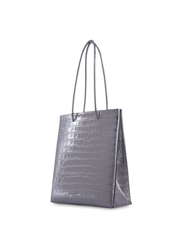 Busted Creased-Effect Tote Bag