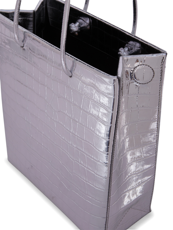 Busted Creased-Effect Tote Bag