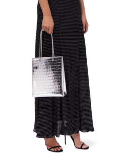 Busted Creased-Effect Tote Bag